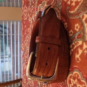 Polo Ralph Lauren brown lizard belt Size 30